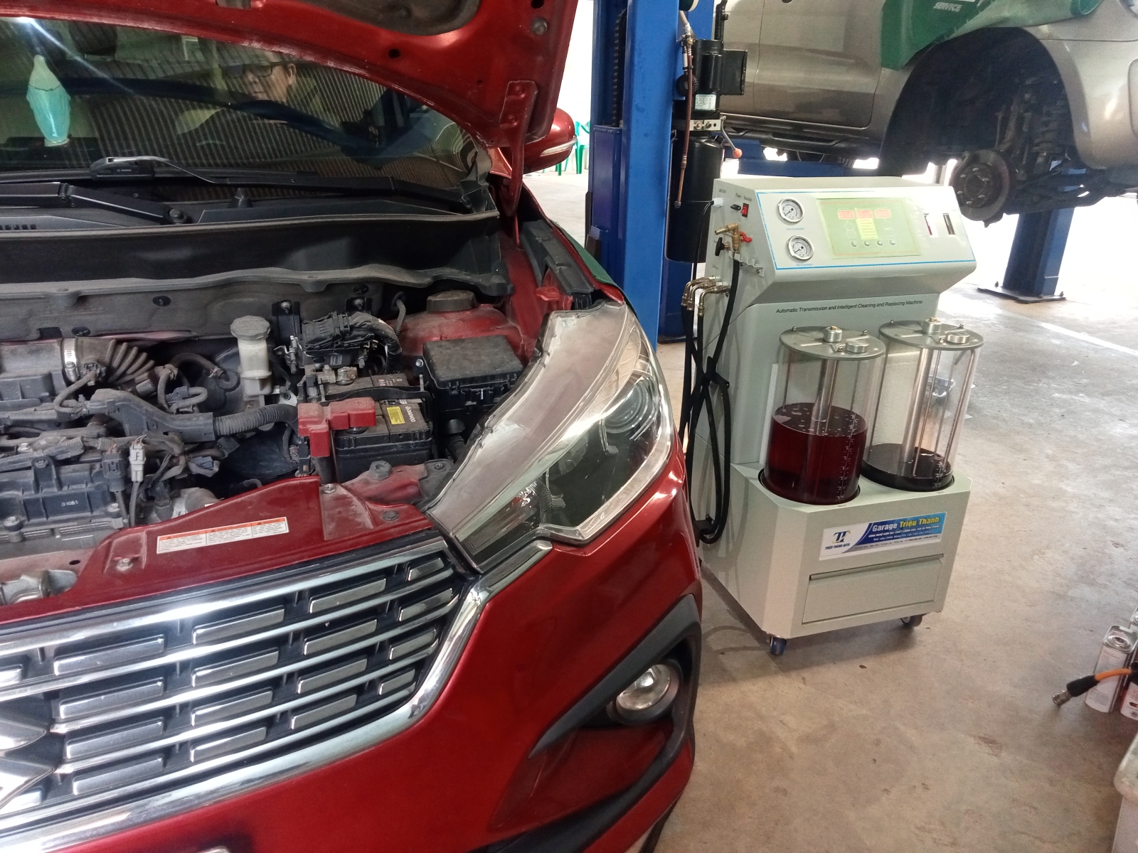 Thay nhớt số tuần hoàn