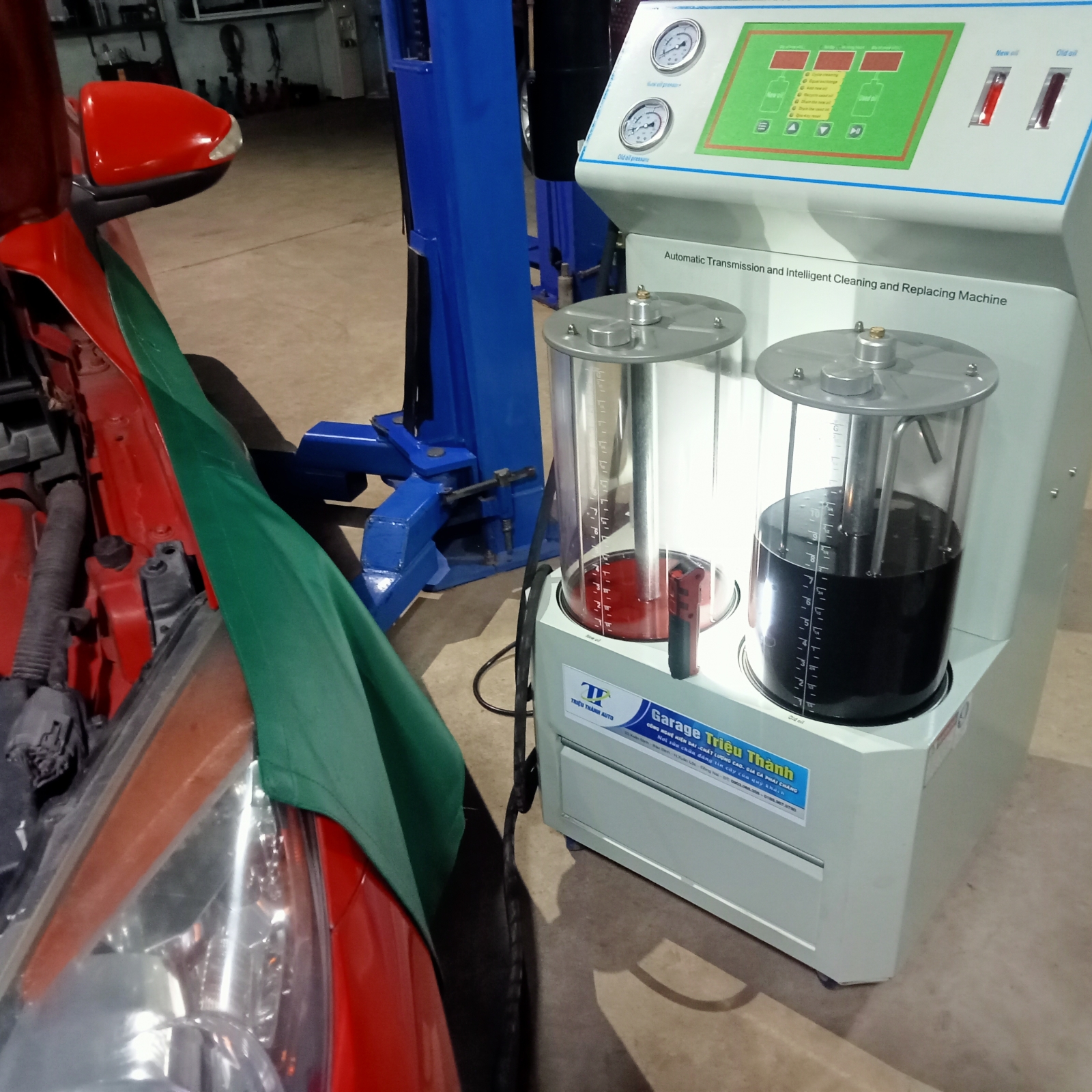 Thay nhớt số tuần hoàn