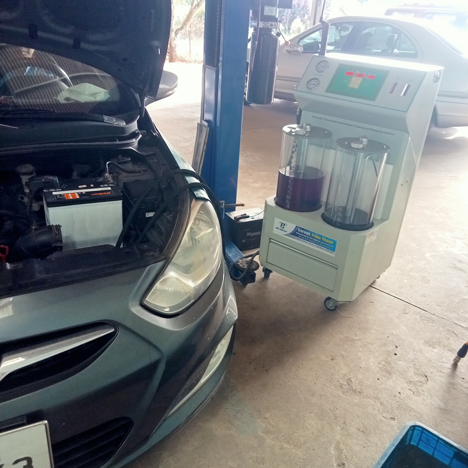 Thay nhớt số tuần hoàn